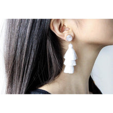 Load image into Gallery viewer, Me&Hz Colorful Layered Tassel Earrings