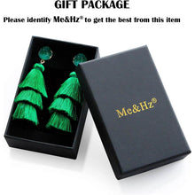 Load image into Gallery viewer, Me&Hz Colorful Layered Tassel Earrings