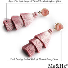 Load image into Gallery viewer, Me&Hz Colorful Layered Tassel Earrings