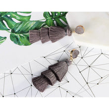 Load image into Gallery viewer, Me&Hz Colorful Layered Tassel Earrings