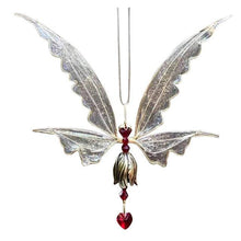 Load image into Gallery viewer, Memorial Butterfly Wind Chimes Angel Butterfly Wings Flying Bird Wind Chimes Art Wings Wind Chime Hummingbird Wind Chime Gift Of Love One Mom Dad Daughter Outdoor Large Chimes For Patio Garden Porch Yard Black Hanging Decoration