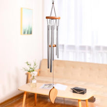 将图片加载到图库查看器,Memorial Wind Chimes for Outside Deep Tone Antique Outdoor Sympathy Wind-Chime Resonant 6 Tubes Wind Chime Bells Wind Hanging Living Elegant Chime Home Decor Gift Car Outdoor Yard Garden Metal Wind Music