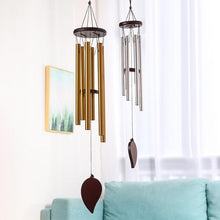 将图片加载到图库查看器,Memorial Wind Chimes for Outside Deep Tone Antique Outdoor Sympathy Wind-Chime Resonant 6 Tubes Wind Chime Bells Wind Hanging Living Elegant Chime Home Decor Gift Car Outdoor Yard Garden Metal Wind Music