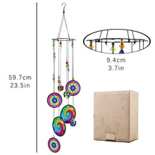 Load image into Gallery viewer, Memorial Wind Chimes Rainbow Maker Window Hanging Sun Catcher Wind Chimes Decoration For Patio Balcony Garden Wall Hanging Ornament Decor
