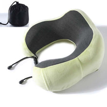 Load image into Gallery viewer, Memory Foam Neck Pillows Headrest Massage Cushion Travel Holiday Vacation Car Seat Rest Pad Neck Pillow Memory Foam Travel Office Car Embrace Cervical Pillow Cotton Neck Pillow Neck Pillow For Traveling Upgraded Travel Neck Pillow Travel Accessories