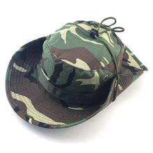 Load image into Gallery viewer, Men Adjustable Sun Hats Camouflage Tactical Cap Camo Men Outdoor Caps Sports Summer UV Protection One Size Fishing Hat Hiking Hunting Hats