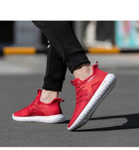 Load image into Gallery viewer, Men Blue Running Shoes Lightweight Breathable Mesh Soft Women Outdoor Sneakers Slip On Outdoor Jogging Walking Tennis Sport Shoes Fashion Sneakers For Workout