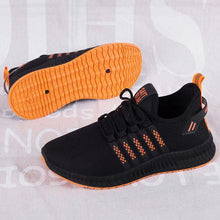 将图片加载到图库查看器,Men Breathable Sneakers Casual Lightweight Running Trainers Mesh Comfortable Sport Fashion Lace Up Mens Mesh Flats Comfortable Walking Mens Sneakers