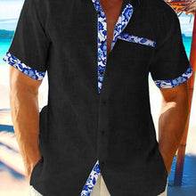 Load image into Gallery viewer, Men Casual Shirt Button Down Short Sleeve