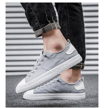 将图片加载到图库查看器,Men Casual Shoes Fashion Canvas Breathable Autumn Lace Up Comfortable Casual Shoes Outdoor Men Sneakers Womens Canvas Shoes Sneakers Low Top Tennis Shoes Casual Walking Shoes