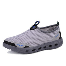 Load image into Gallery viewer, Men Casual Shoes Sneakers Light Breathable Summer Walking Beach Mesh Shoes Comfortable Mesh Work Shoes Athletic Slip On Walking Shoes For Men