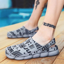 将图片加载到图库查看器,Men Causal Summer Sandals Garden Clogs Soft Memory Hospital Shoes Men Slip On Beach Water Sandals Anti-Skid Water Shoes Summer Garden Camouflage Men Walking Clogs
