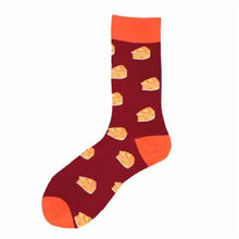 Load image into Gallery viewer, Men Cotton Socks Gradient Color Summer Style Long Wedding Sock Men Knee High Business Socks Man Socks Men's Ladies Novelty Bright Colorful Patterned Cotton Socks