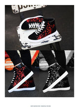 将图片加载到图库查看器,Men Fashion Sneakers Canvas Breathable Cool Street Sneakers Black Blue Red Men's Causal Shoes Comfortable Light Casual High Quality New Fashion Walking Sneakers