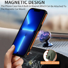 Load image into Gallery viewer, Men Green Wallet Flip Card Holder Phone Case For Iphone 13 12 Mini 14 11 Pro Xs Max Xr X Luxurious Leather Cover Mobile Phone Case With Card Compartment And Kickstand Elegant Iphone Magnetic Case