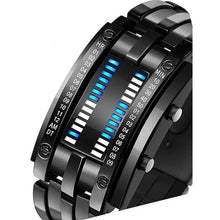 Load image into Gallery viewer, Men LED Light Stainless Steel Sports Watch