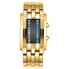 Load image into Gallery viewer, Men LED Light Stainless Steel Sports Watch