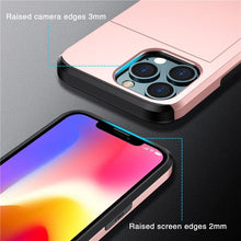 Load image into Gallery viewer, Men Luxury Wallet Card Holder Slot Phone Case For iPhone 13 Pro 12 Pro Max Business Phone Card Holder Bumper Cover Storage Case Compatible With iPhone