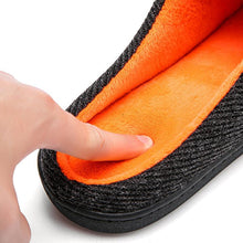 Load image into Gallery viewer, Men's Cotton Fabric Slippers Indoor Non-Slip Home Fur Couple Flat Men Winter Slipper Cotton Memory Foam Slippers Comfort Knitted Cotton-blend Closed Toe House Indoor Outdoor Shoes