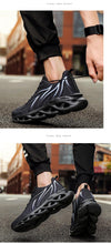 Load image into Gallery viewer, Men's Flame Printed Sneakers Flying Weave Sports Comfortable Running Outdoor Men Athletic Shoes Breathable Casual Sports High Quality Sport Design Sneaker