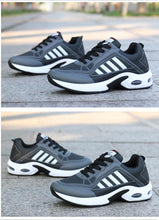 将图片加载到图库查看器,Men's Leather Autumn Shoes Casual Sneakers Tennis Fashion White Trainers Sneakers Casual Leather Fashion Sneakers Breathable Sports Running Sneakers