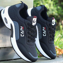 将图片加载到图库查看器,Men's Leather Autumn Shoes Casual Sneakers Tennis Fashion White Trainers Sneakers Casual Leather Fashion Sneakers Breathable Sports Running Sneakers