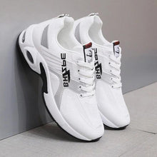 将图片加载到图库查看器,Men's Leather Autumn Shoes Casual Sneakers Tennis Fashion White Trainers Sneakers Casual Leather Fashion Sneakers Breathable Sports Running Sneakers