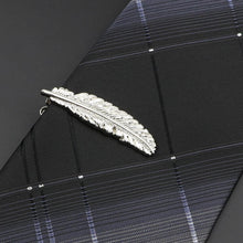 Load image into Gallery viewer, Men's Metal Tie Clip Vintage Unique Shape Bright Stainless Steel Necktie Clasp Gentleman's Party Luxury Tie Bars Clips Wedding Luxury Design Accessories For Men