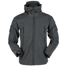 将图片加载到图库查看器,Men's Outdoor Soft Fleece Jacket Men's And Women's Jacket Unique Jackets For Men Windproof Waterproof Breathable Jacket Thermal Hooded Tactical Jacket Outdoor Camouflage Fleece Hooded Coat