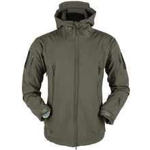将图片加载到图库查看器,Men's Outdoor Soft Fleece Jacket Men's And Women's Jacket Unique Jackets For Men Windproof Waterproof Breathable Jacket Thermal Hooded Tactical Jacket Outdoor Camouflage Fleece Hooded Coat