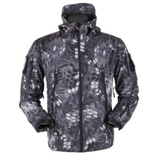 将图片加载到图库查看器,Men's Outdoor Soft Fleece Jacket Men's And Women's Jacket Unique Jackets For Men Windproof Waterproof Breathable Jacket Thermal Hooded Tactical Jacket Outdoor Camouflage Fleece Hooded Coat