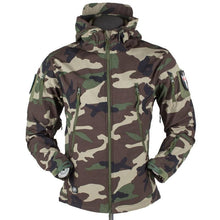 将图片加载到图库查看器,Men's Outdoor Soft Fleece Jacket Men's And Women's Jacket Unique Jackets For Men Windproof Waterproof Breathable Jacket Thermal Hooded Tactical Jacket Outdoor Camouflage Fleece Hooded Coat