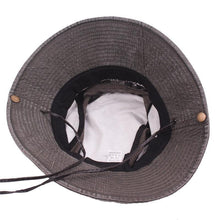 将图片加载到图库查看器,Men's Outdoor Traveling Cap Summer Mesh Breathable Retro Cotton Bucket Hat Unisex Adult High Quality Hat Jungle Fishing Hats Novelty Dad's Beach Cap Bucket Hat For Fishing Summer Adjustable Hat