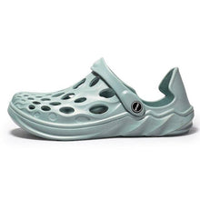 将图片加载到图库查看器,Men's Sandals Summer Hole Shoes Rubber Garden Shoes Black Beach Flat Sandals Beach Slippers Pool Water Sandals With Comfortable Arch Support Summer House Slippers Lightweight Sandals
