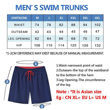 Load image into Gallery viewer, Men's Stretch Swim Trunks Quick Dry Beach Shorts With Zipper Pockets and Mesh Lining Men's Swim Trunks Quick Dry Beach Shorts with Pockets Swimsuits for Men
