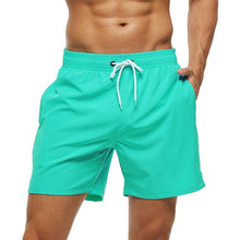 Load image into Gallery viewer, Men's Stretch Swim Trunks Quick Dry Beach Shorts With Zipper Pockets and Mesh Lining Men's Swim Trunks Quick Dry Beach Shorts with Pockets Swimsuits for Men