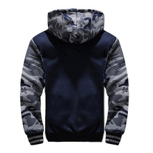 将图片加载到图库查看器,Men's Winter Jacket Camouflage Thick Warm Jackets Hooded Long Sleeve Jacket Man Casual Hoodies Men Winter Sweatshirt Warm Soft Jacket Men's Clothing Heavyweight Jacket Ideal Gift For Friends