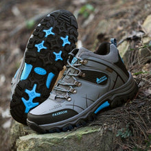 将图片加载到图库查看器,Men's Winter Snow Boots Waterproof Leather Sports Super Warm Men's Boots Outdoor Hiking Boots Work Travel Shoes Trail Climbing Shoes Lace Up Anti-Slip Waterproof Working Outdoor Boots