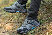 将图片加载到图库查看器,Men's Winter Snow Boots Waterproof Leather Sports Super Warm Men's Boots Outdoor Hiking Boots Work Travel Shoes Trail Climbing Shoes Lace Up Anti-Slip Waterproof Working Outdoor Boots