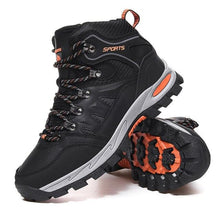 Load image into Gallery viewer, Men's Women's High-Top Boots Casual Shoes Breathable Outdoor Hiking Boots Non-slip Shading Wear-Resistant Hiking Boots Breathable Skid Resistance Leather Shoes