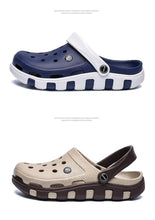 Load image into Gallery viewer, Men Sandals Autumn Hole Shoes Rubber Clogs Women Unisex Garden Shoes White Beach Flat Sandals Slippers Womens Mens Non Slip Clogs For Indoor And Outdoor Garden Clogs Shoes