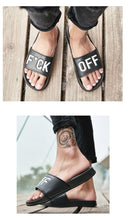 将图片加载到图库查看器,Men Slippers Unisex Bathroom Home Slides Male Couple Beach Sandals Fashion House Shoes Non-slip Flip Flops Mens Bathroom Pool Non-Slip Quick Drying Fashion Slippers
