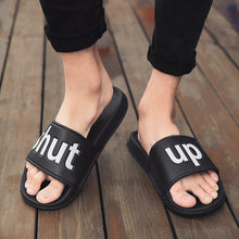 将图片加载到图库查看器,Men Slippers Unisex Bathroom Home Slides Male Couple Beach Sandals Fashion House Shoes Non-slip Flip Flops Mens Bathroom Pool Non-Slip Quick Drying Fashion Slippers