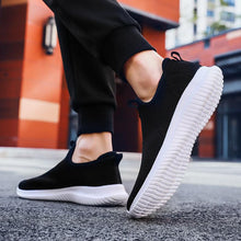 Load image into Gallery viewer, Men Sneakers Lightweight Casual Slip On Walking Socks Sneakers Trainers Mesh Flat Breathable Summer Walking Beach Mesh Shoes Comfortable Mesh Athletic Espadrilles