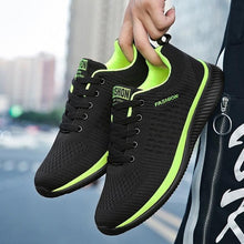 Load image into Gallery viewer, Men Sport Lightweight Running Sneakers Walking Casual Breathable Shoes Non-Slip Comfortable Black Fashion Men Casual Shoes Running Walking Sneakers