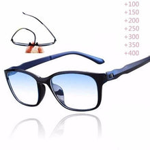Load image into Gallery viewer, Men Stylish And Luxury Anti Blue Rays Eyeglasses Reading Eye Protection Glasses Antifatigue Computer Eyewear With Diopter +1.5 +2.0 +2.5 +3.0 +3.5 +4.0