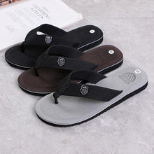 Load image into Gallery viewer, Men Summer Flip Flops Beach Sandals Anti-slip Casual Flat Shoes High Quality Slippers Flip Flops For Women Yoga Mat Comfortable Beach Thong Sandals With Arch Support