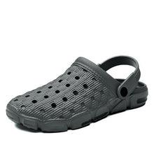 Load image into Gallery viewer, Men Summer Hole Shoes Rubber Plastic Unisex Garden Shoes Beach Flat Men Sandals Outdoor Indoor Slippers Lightweight Sandals Garden Clogs Hiking Shoes Water Beach Shoes