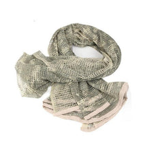 将图片加载到图库查看器,Men Tactical Military Keffiyeh Net Mesh Neck Scarf Shemagh Head Wrap Face Scarf Bandana Outfit Headband Black Motorcycle Balaclava Winter Sport Fishing Fleece Neck Warmer Windproof Dustproof Face Mask Scarf Men Hunting Skis Hiking