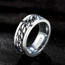 Load image into Gallery viewer, Men's 8mm Titanium Steel Ring